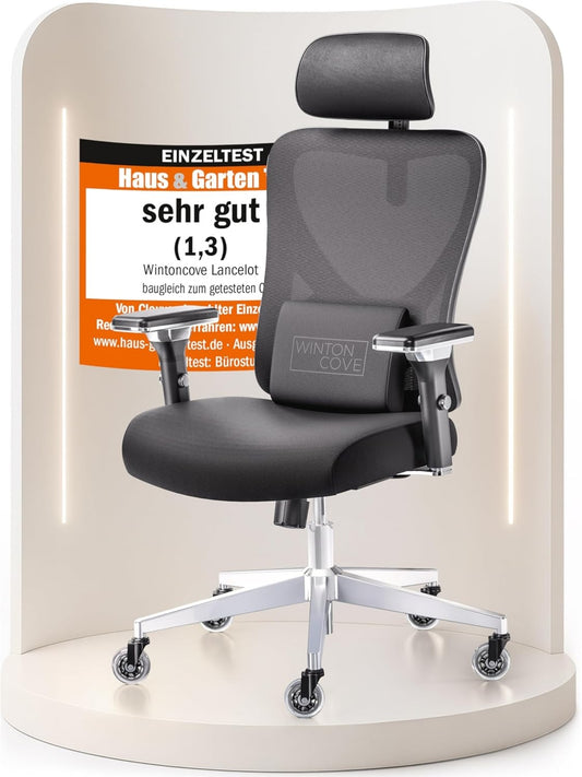 Ergonomischer Drehstuhl bis 150 kg mit hoher Ruckenlehne yg6860674